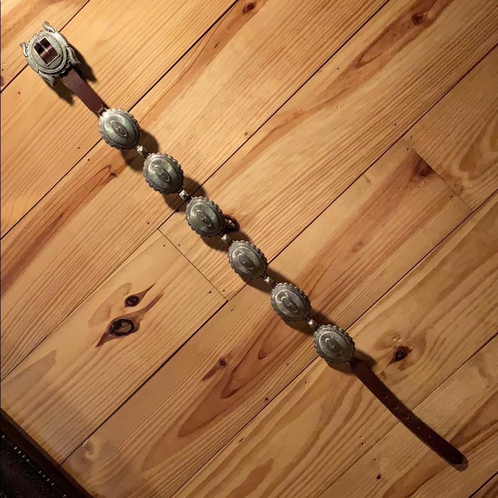 Leather Concho Belt